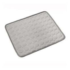 MORENTSU Tapis rafraîchissant d'été pour chien et chat - Très grande taille - Accessoires pour animaux de compagnie - Couverture durable pour canapé et chat - Gris - 2XL - 150 x 100 cm