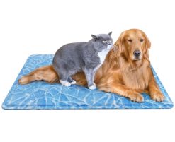 Pecute Tapis Rafraichissant Chien|XL 120 × 75 cm, Tapis Refroidissement Chien | Non Toxique - Reste Froid Plus Longtemps, Tapis Fraicheur Chien Chat | Plus Durable - Résistant Aux Rayures